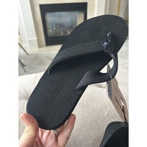 Men’s DOCKERS Premium Brushed EVA Flip Flops Sandals Size 9 Black NWT